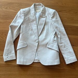 L’AGENCE  leather Chamberlain Blazer size 8